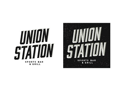 Union Station logo concept I bar branding branding restaurant branding