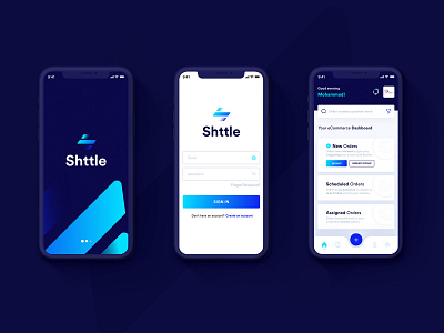 Mobile App for Shttle Smart lockers