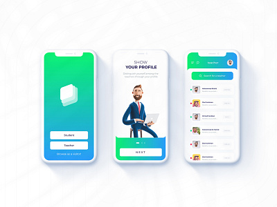 Medmac - Online Education App app branding inspiration inspire inspiring logo minimal mobile mobile app design saudi arabia ui ux