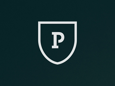 PP Logo badge double p emblem icon shield