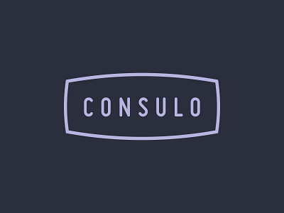 Consulo 2 identity logo mark stamp