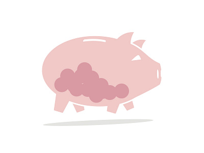 Piggy Bank V2 coins gold money pig piggy bank pink saving