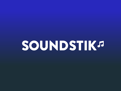 SoundStik icon invention logo mark music musical note note sound