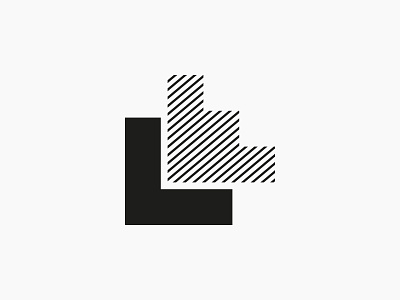 LF Logo Possible icon letterforms outline shape solid