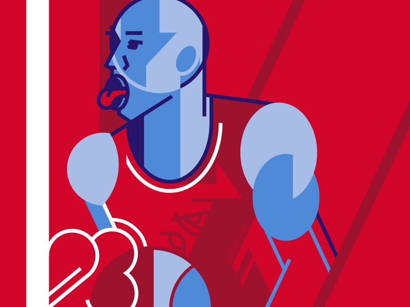 Dribbler basketball illustration jordan player sports