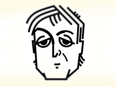 McCartney beatles illustration line drawing mccartney music portrait