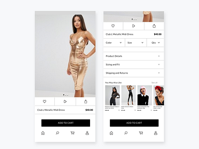 LUNA: An Ecommerce Mobile App Concept challenge color ecommerce filter iphonex landing listing page mobile mobile app price product page shopping