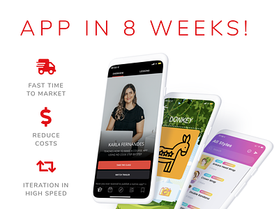 Launch your App in 8 weeks with no-code!