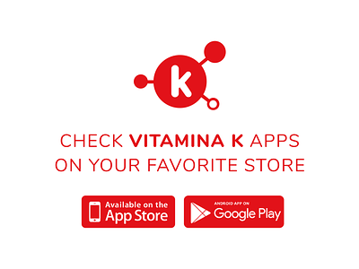 Vitamina K: Google Play & App Store app branding design graphic design icon logo ui ux