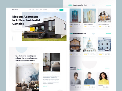 Design on Real Estate 2019 2019 design trend 2019 trend architechture clean housing design design google minimal design mordern new design property real estate landing page real estate website real state trendy ui user experience ux ux ui