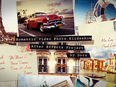 Romantic Video Slideshow for After Effects after effects day retro romantic slideshow valentine video videohive