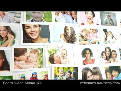 Photo Video Media Wall after effects doru family love lovers memories romantic template video videohive wedding