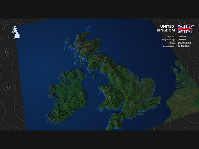 United Kingdom ae england europe kit map northen ireland project scotland template uk video wales