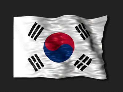 South Korea Loop Flag