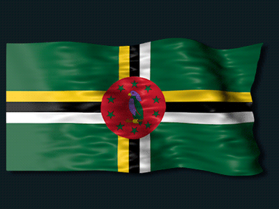 Dominica animated flag after effects caribbean dominica doru flag infographic kit map project template video videohive