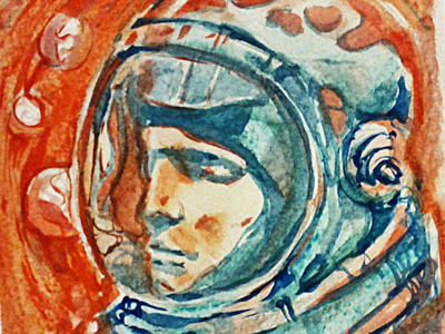 Astronaut Watercolor astronaut watercolor