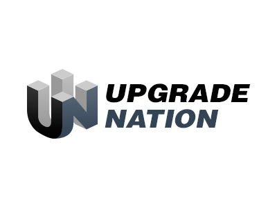Upgrade Nation identity logo logotype website