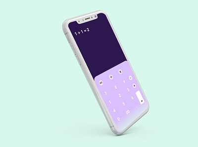 004 DailyUI - Calculator calculator dailyui gradient pretty uidesign