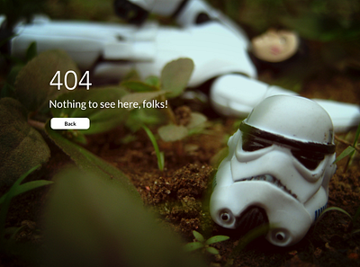 Daily UI 008 - 404 404 cute dailyui design desktop starwars