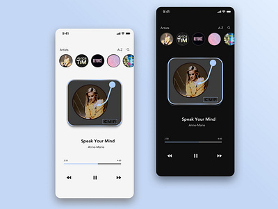 Daily UI - 009 - Music Player dailyui mobile music player uidesign