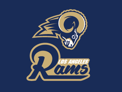 LA RAMS character college customdesign logo mascot rams