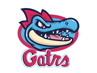 FERALIGATR character gators graffiti logo mascot pokemon pokemongo sports