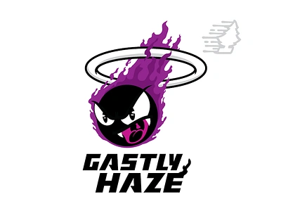 Gastly Haze character genera graffiti logo mascot pokemon pokemongo sports