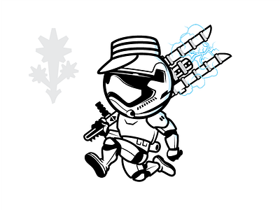 Mr Trooper character customlogo graphicdesign illustration mascot starwars teedesign