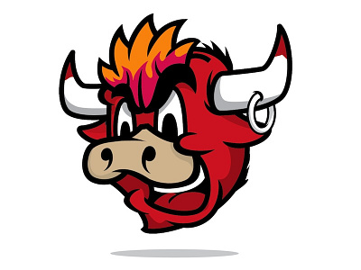 Benny1 benny bulls cartoon character illustration logo mascot nba