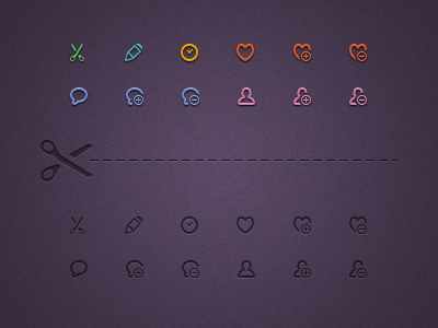 12 Mini Icons 16px cut edit free freebie glyphs icon icons psd vector