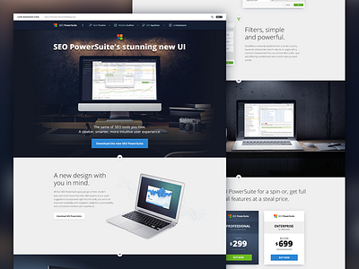 Landing Page Design design interface landing page ui web website