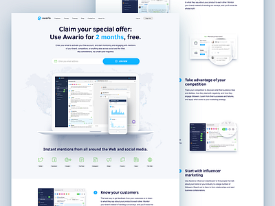 Awario Special Offer Landing Page