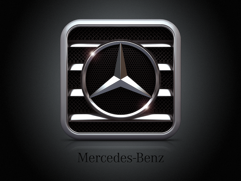 Mercedes app icon by Valery Zanimanski on Dribbble