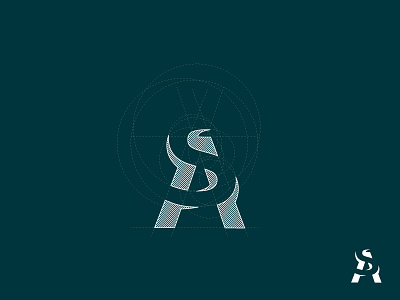 AS Monogram a guides letter logo monogram s system