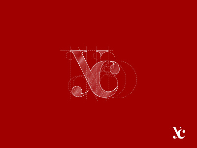 Monogram YC monograma system guides logo y letter