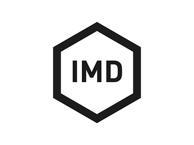 Northumbria Interactive Media Design 2013 – Logo black hexagon imd logo minimal simple white