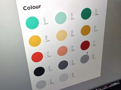 Branding Guidelines – Colour Palette