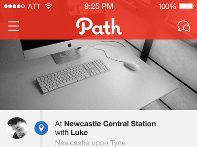 Path – iOS7 Redesign