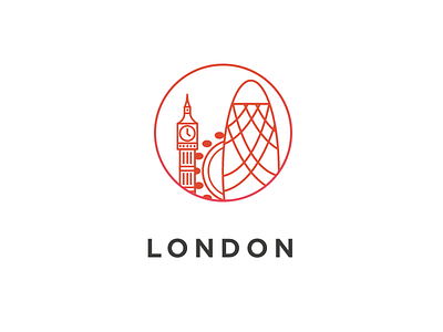 London big ben contact gherkin icon illustration location london london eye red sopost