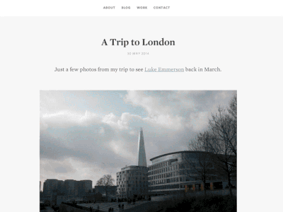 Blog Photo Post – London animated big big photo blog clean flat gif graffiti minimal photo web