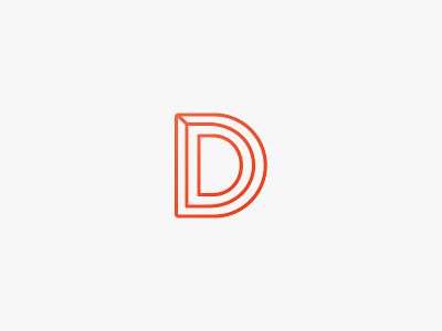 Identity WIP brand branding clean flat grey identity logo minimal orange