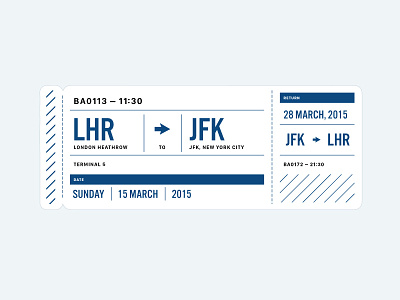 Heathrow to JFK Plane Ticket airplane boarding pass heathrow illustration jfk london new york plane ticket travel