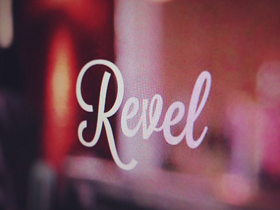 Revel branding design logo revel