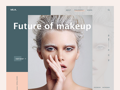 Makeup Company Landing Page