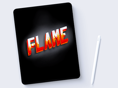 Flammable Lettering flame flammable handlettering lettering type