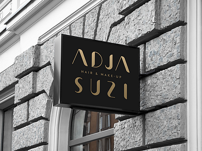 ADJA & SUZI adja brand branding design graphicdesign hair logo makeup suzi