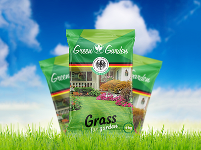 Green Garden design garden grass green package packaging