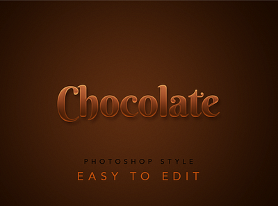 Chocolate Text Effect brown chocolate bar photoshop photoshop style psd psd design style text text effect text effects