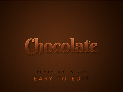 Chocolate Text Effect