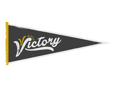 V is for Victory athletics pennant sports texture v is for victory vintage